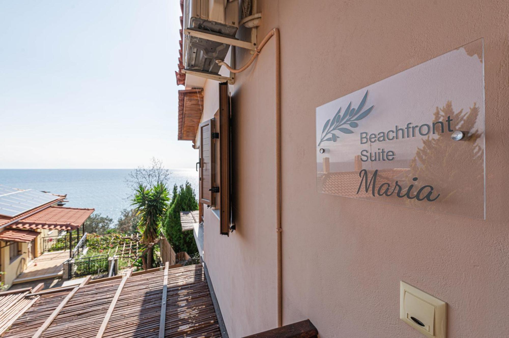 Paralio Astros Beachfront Suites Xiropigado Exterior foto